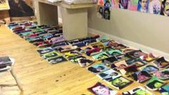 desaparecidos: local artist paints victims of genocide